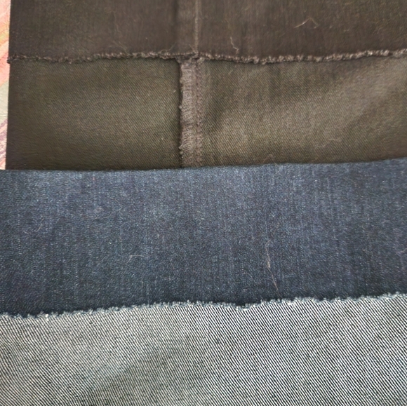 Jennifer Lopez boot cut stretch denim womens jeans size 16 2 pairs 1 black 1 blu - Picture 5 of 11